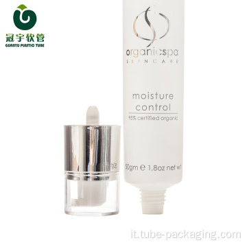 Tubo di plastica da 50 ml con confezione cosmetica